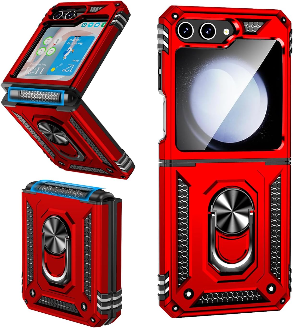 Coque hybride Ring pour Samsung Galaxy Z Flip 6 5G Coque hybride Ring pour Samsung Galaxy Z Flip 6 5G